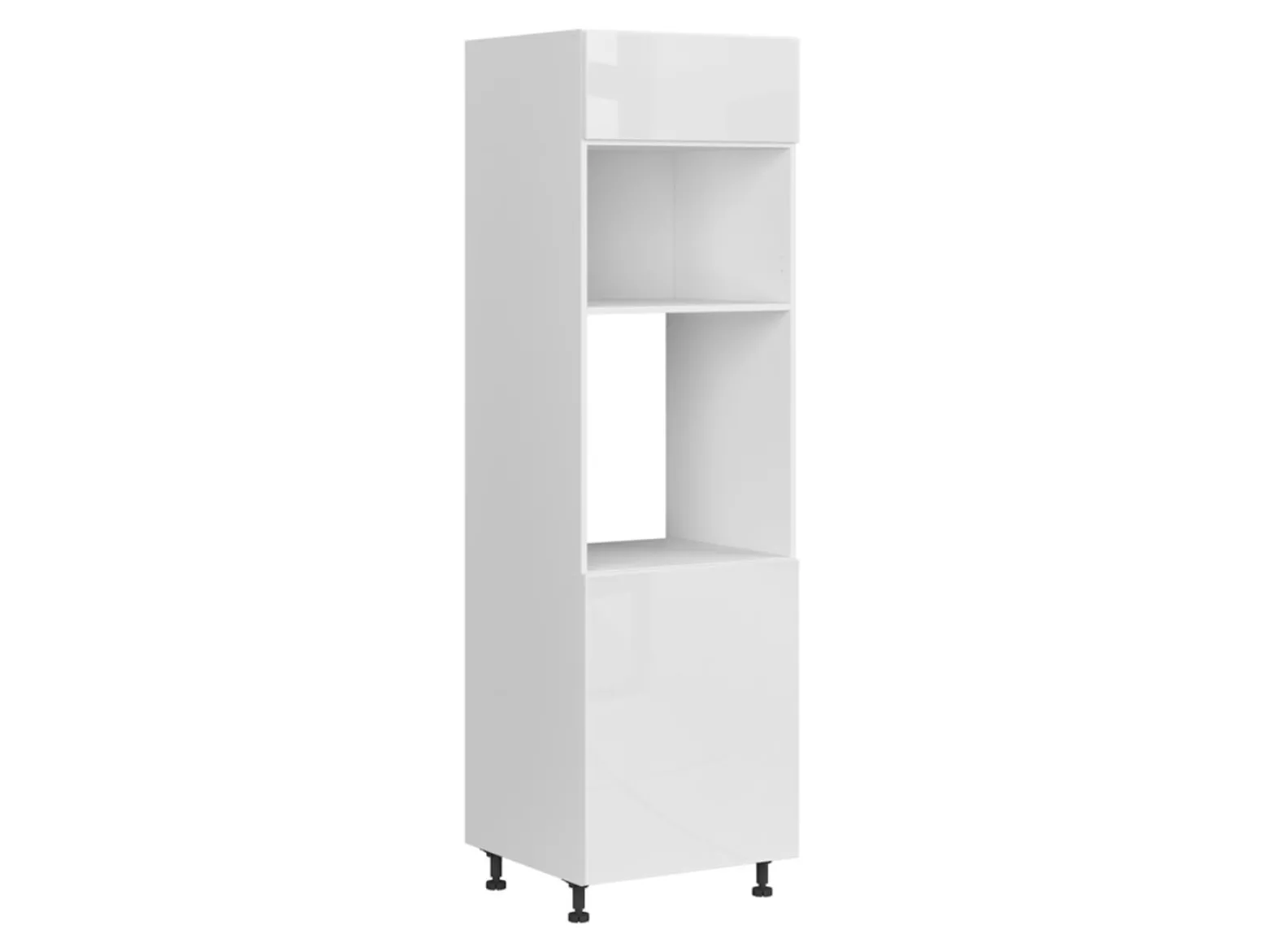 Szafka pod zabudowę piekarnika Top Line 60 cm lewa biały połysk