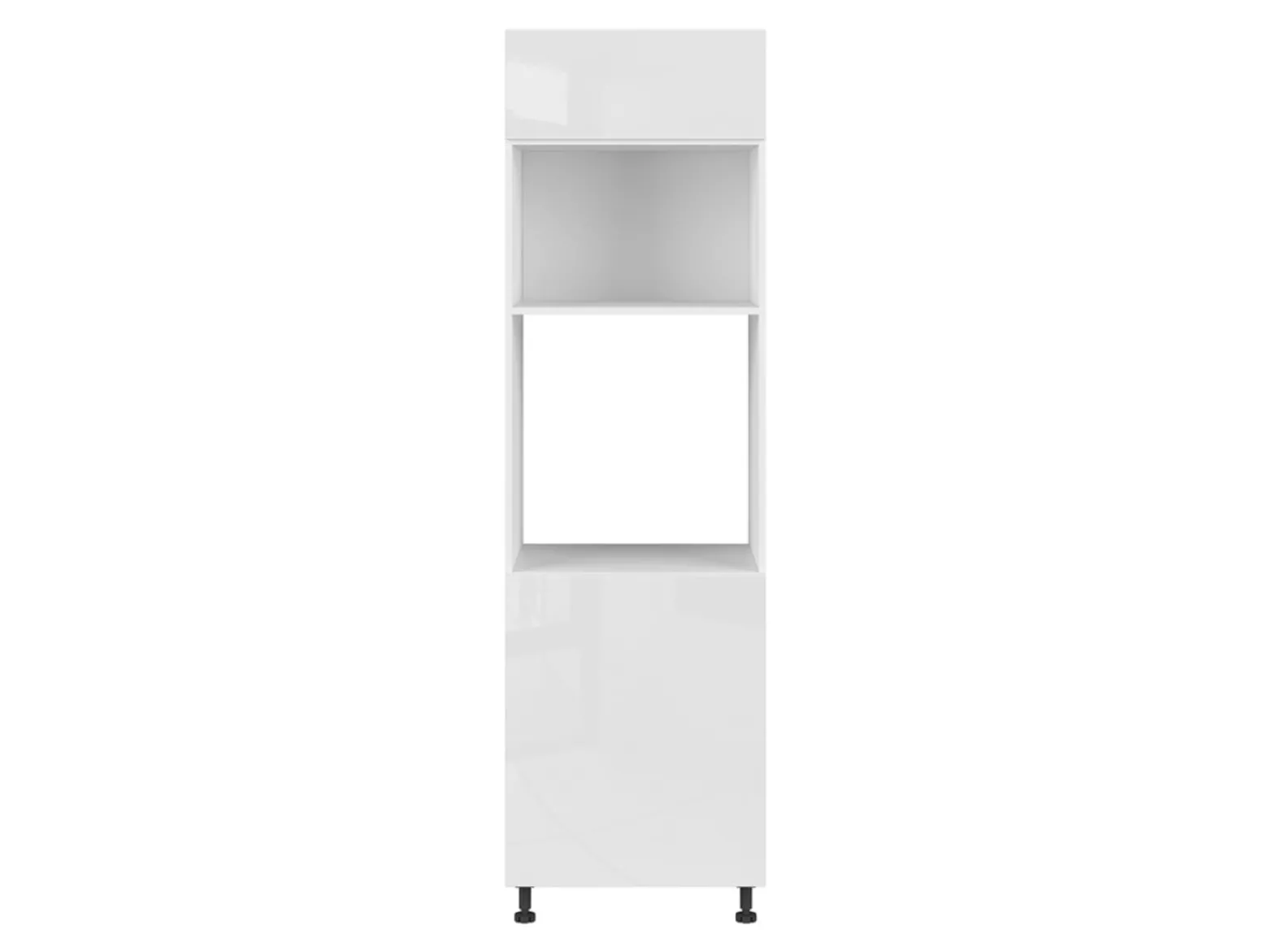 Szafka pod zabudowę piekarnika Top Line 60 cm lewa biały połysk