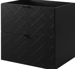 Szafka Łazienkowa 60 cm POD UMYWALKĘ MADIS CZARNA Black