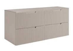 Szafka łazienkowa, kaszmir, 120 (2 x 60) x 58,6 x 46 cm