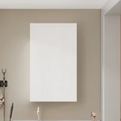 Szafka łazienkowa wisząca biała półka słupek ścienna nowoczesna 80cm