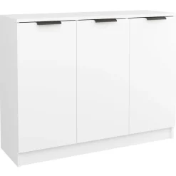Szafka Biała z Drzwiami 90.5x30x70 cm do Salonu Pokoju Sypialni