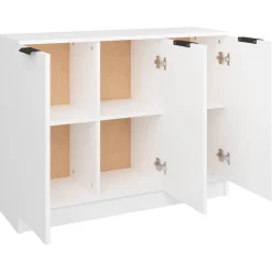 Szafka Biała z Drzwiami 90.5x30x70 cm do Salonu Pokoju Sypialni