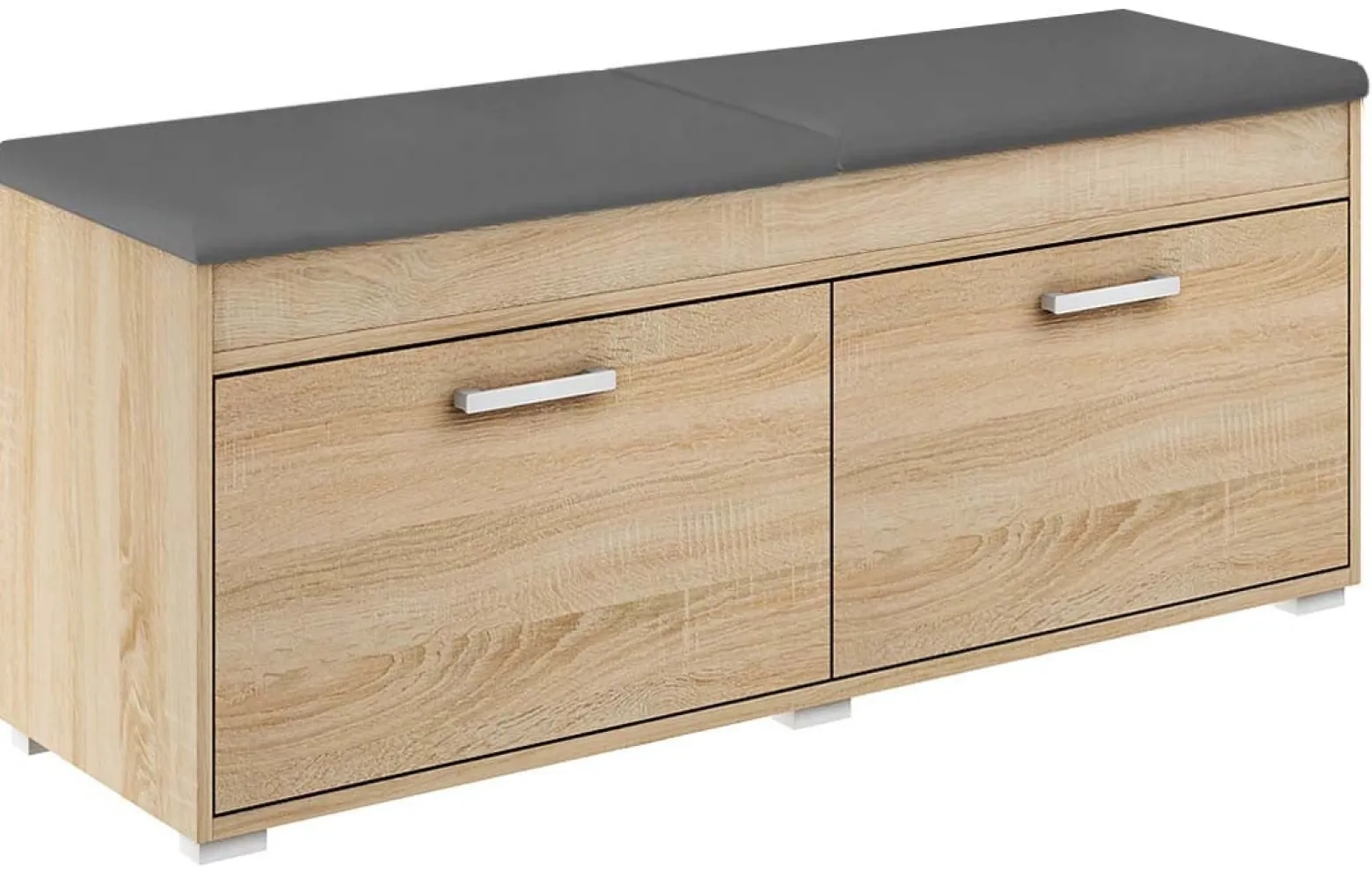 Szafka Fala 2 Dąb Sonoma/Szary 100X37X49 Cm