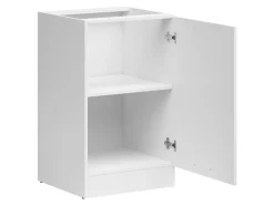 Szafka kuchenna dolna Junona Line 50 cm prawa kredowy połysk