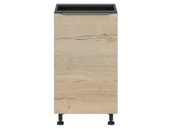 Szafka kuchenna dolna Sole L6 50 cm lewa dąb halifax natura