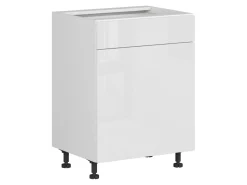 Szafka kuchenna dolna Top Line 60 cm lewa biały połysk