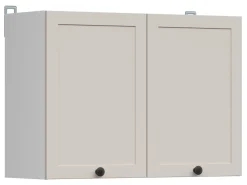 Szafka kuchenna górna Junona Line 80 cm z 2 drzwiami biały/uni kaszmir