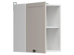Szafka kuchenna górna Junona Line 50 cm z drzwiami lewa/prawa biały/uni kaszmir