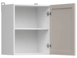 Szafka kuchenna górna Junona Line 50 cm z drzwiami lewa/prawa biały/uni kaszmir