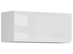 Szafka kuchenna górna Sole 80 cm uchylna biały połysk