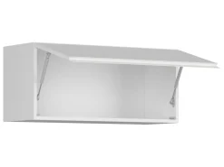 Szafka kuchenna górna Sole 80 cm uchylna biały połysk