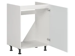 Szafka kuchenna pod zlewozmywak Top Line 2 60 cm prawa śnieżny super mat