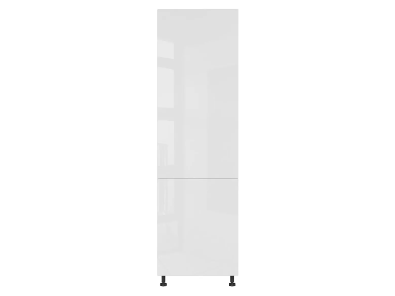 Szafka kuchenna wysoka Top Line 60 cm prawa z szufladami biały połysk