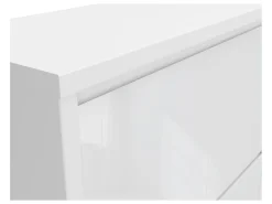 Szafka Larios 105 cm czterodrzwiowa biały połysk