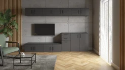 Szafka MultiDo 80 cm dwudrzwiowa dąb artisan