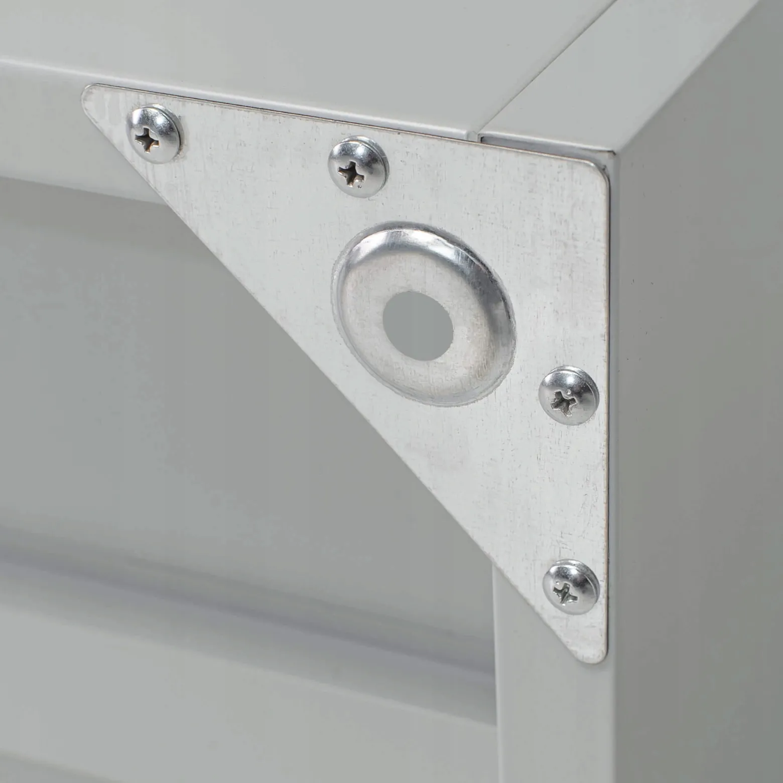 Szafka na ubrania 80 cm szara metalowa