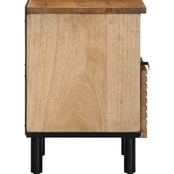Szafka Nocna Drewniana Komoda Stolik Nocny Do Sypialni 40x33x46 cm