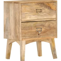 Szafka Nocna Drewniana Komoda Stolik Nocny Do Sypialni 40x35x55 cm