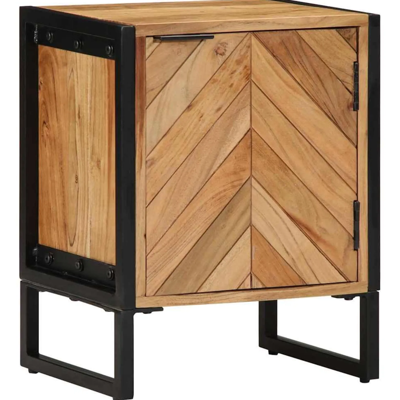 Szafka Nocna Drewniana Komoda Stolik Nocny Do Sypialni 40 x 30 x 50 cm