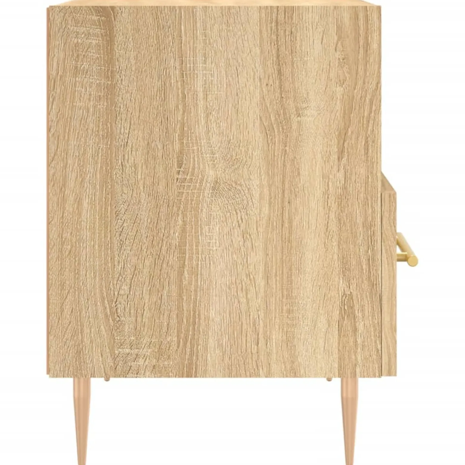 Szafka Nocna Komoda Brąz Stolik Półka Nocna Do Sypialni 40x35x47.5 cm