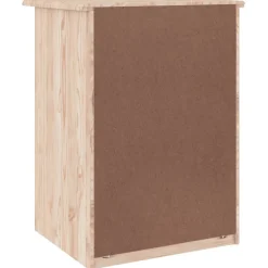 Szafka Nocna Stolik Komoda Brązowa z Szufladą Do Sypialni 41x35x55,5 cm