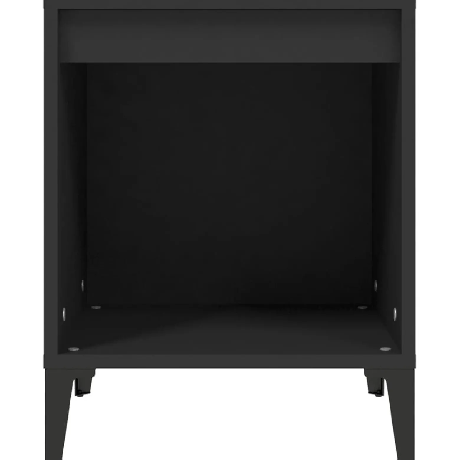 Szafka Nocna Stolik Komoda Czarna Do Sypialni Pokoju Salonu 40x35x50 cm