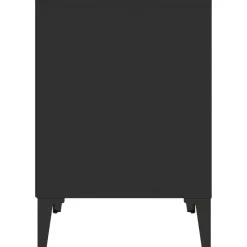 Szafka Nocna Stolik Komoda Czarna Do Sypialni Pokoju Salonu 40x35x50 cm