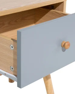 Szafka nocna stolik 40x45 szuflada brąz
