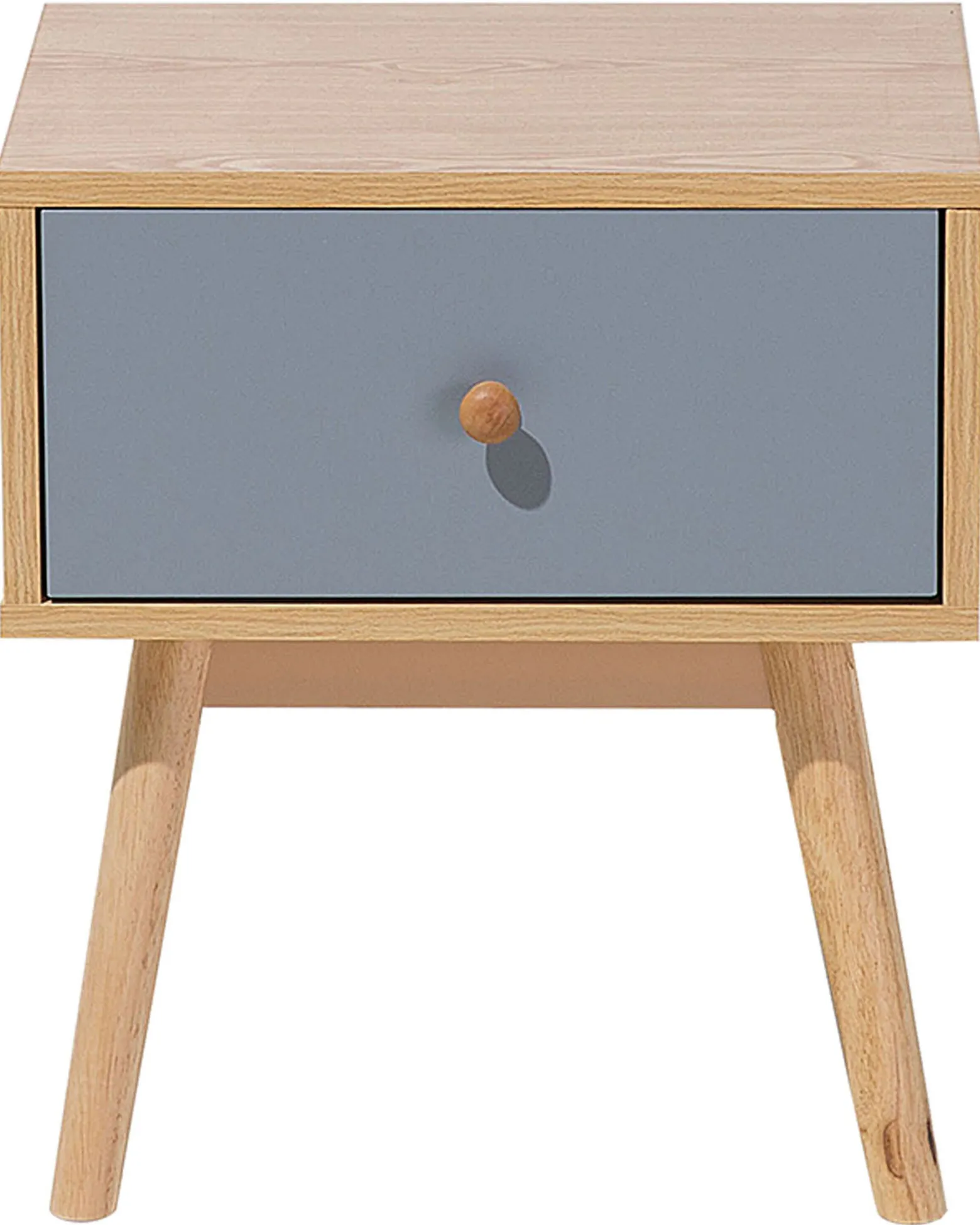 Szafka nocna stolik 40x45 szuflada brąz