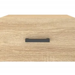 Szafka Nocna Wisząca Brąz Komoda Stolik Nocny Do Sypialni 35x35x20 cm