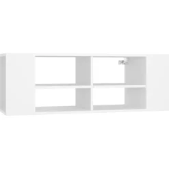 Szafka Pod Telewizor Biały Stolik Półka Szafka RTV 102x35x35 cm