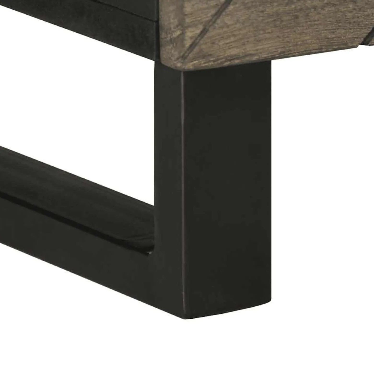Szafka pod telewizor czarna 100x33x46 cm lite drewno mango