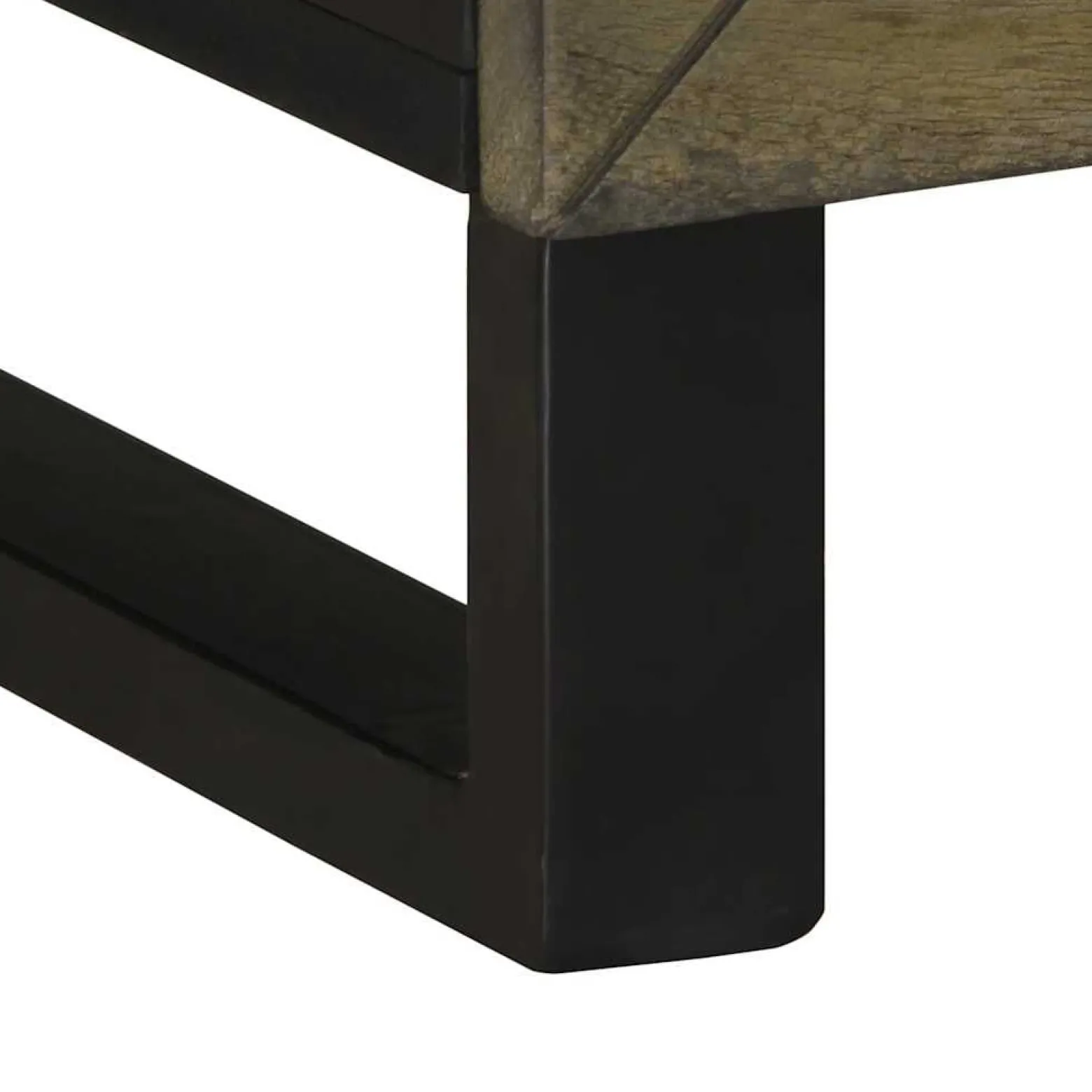 Szafka pod telewizor czarna 70x33x46 cm lite drewno mango
