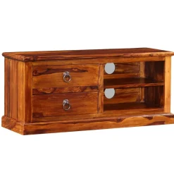 Szafka pod telewizor, lite drewno sheesham, 90 x 30 x 40 cm