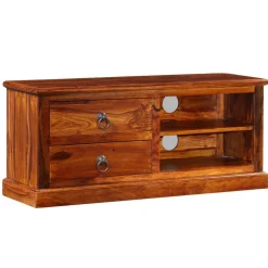 Szafka pod telewizor, lite drewno sheesham, 90 x 30 x 40 cm