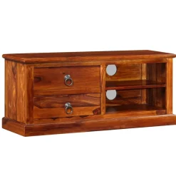 Szafka pod telewizor, lite drewno sheesham, 90 x 30 x 40 cm