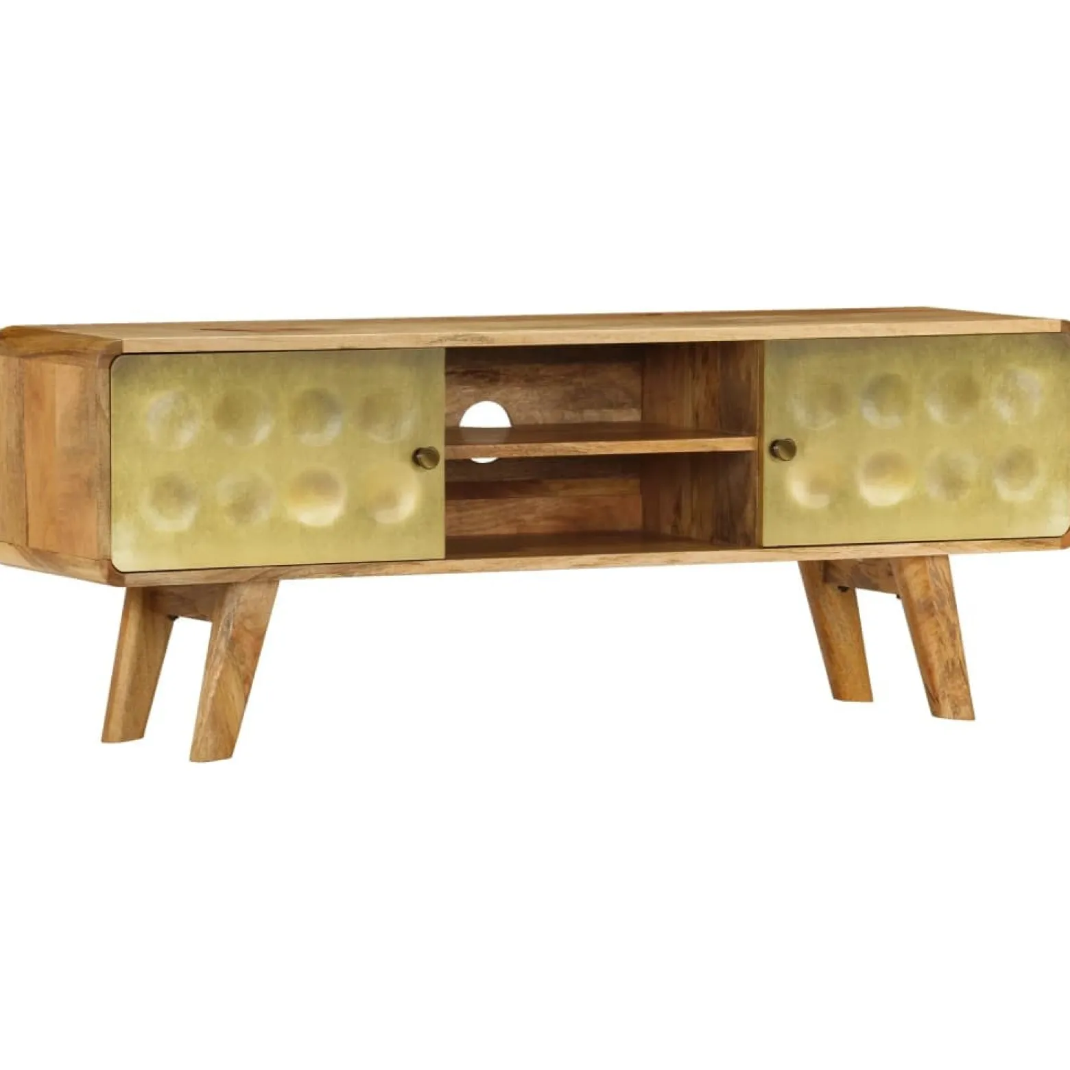 Szafka pod telewizor lite drewno mango 120 x 30 x 45 cm