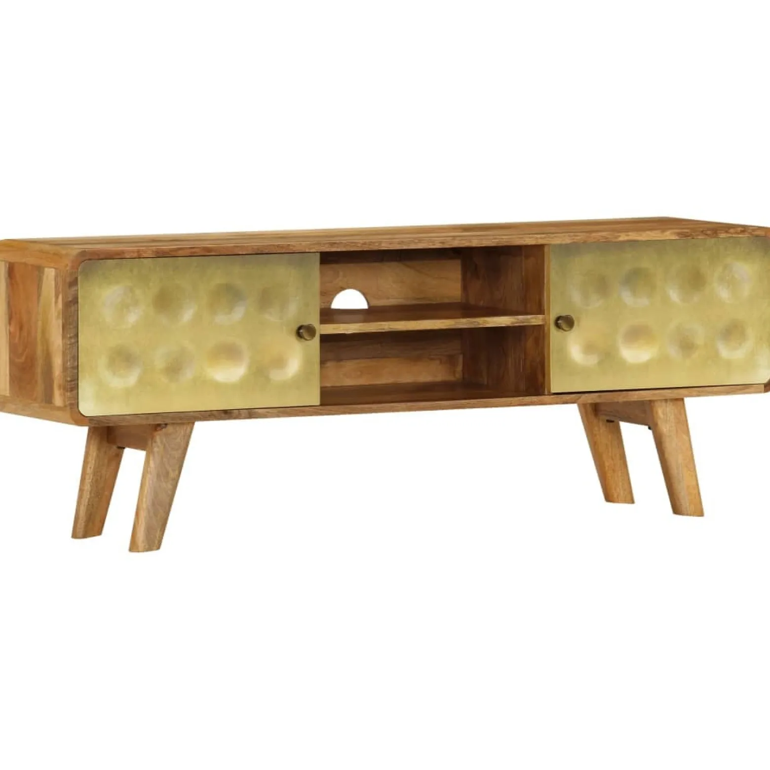 Szafka pod telewizor lite drewno mango 120 x 30 x 45 cm