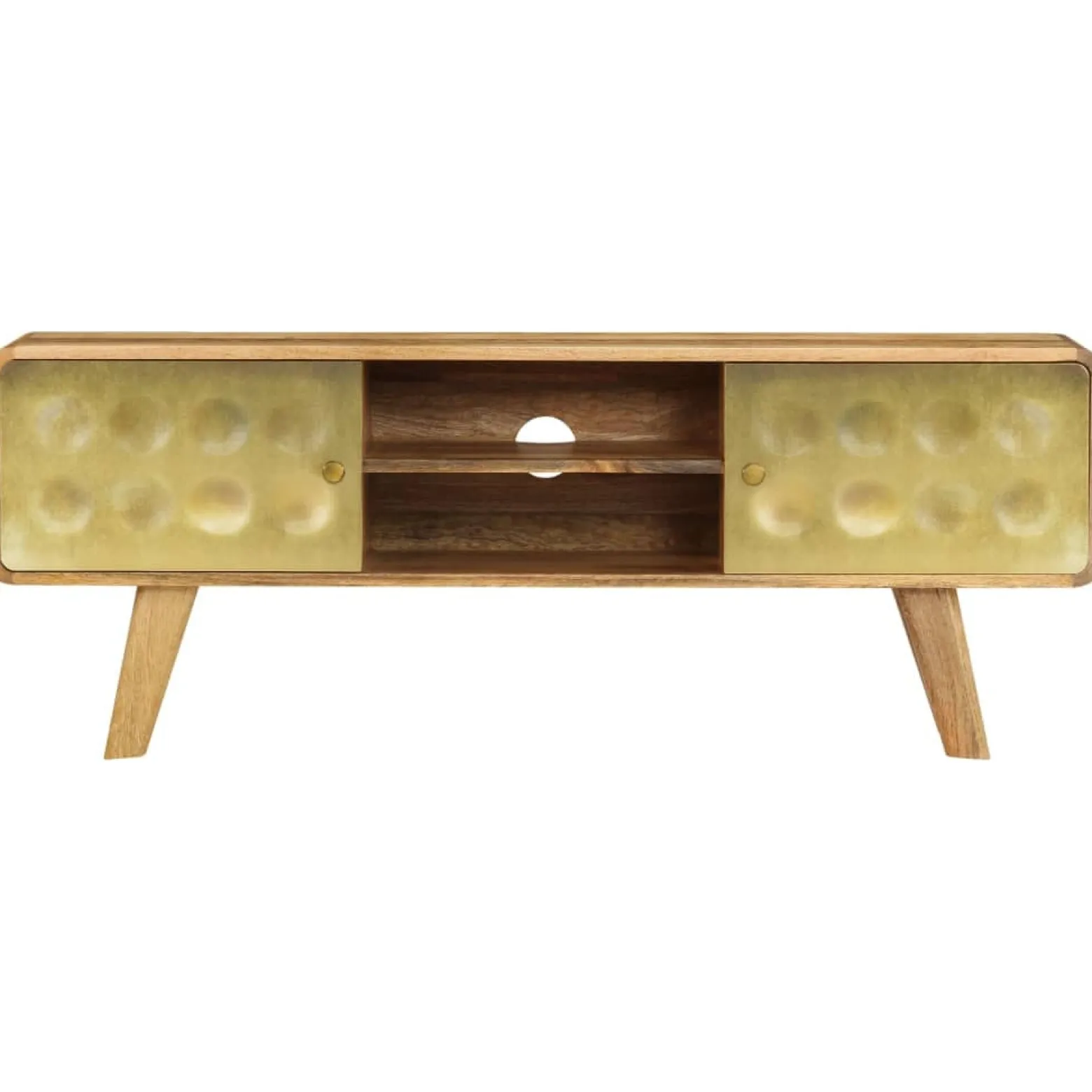 Szafka pod telewizor lite drewno mango 120 x 30 x 45 cm