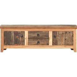 Szafka pod Telewizor Rtv Brąz Mat Szuflady Nowoczesny 120x30x40cm