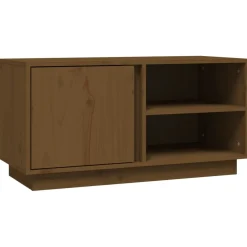 Szafka pod Telewizor Rtv Brąz Mat Drzwiczki Nowoczesny 80x35x40,5cm