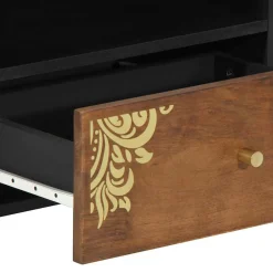 Szafka Pod Telewizor Stolik Półka Szafka RTV Do Salonu 80 x 33.5 x 46 cm