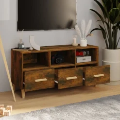 Szafka Pod Telewizor Szafka RTV Półka Stolik Telewizyjny 102x36x50 cm
