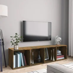 Szafka Pod Telewizor Szafka RTV Półka Stolik Telewizyjny 143x30x36 cm