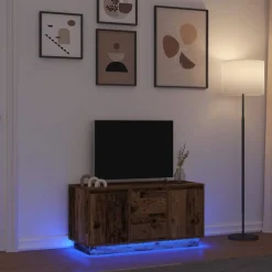 Szafka Pod Telewizor Szafka RTV Półka Stolik Telewizyjny 100x41x50 cm