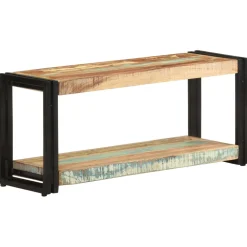 Szafka pod telewizor 90 x 30 x 40 cm lite drewno z odzysku