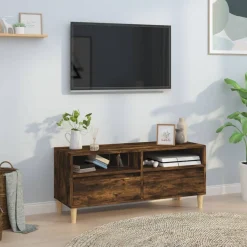 Szafka pod TV przydymiony dąb 100x34.5x44.5 cm