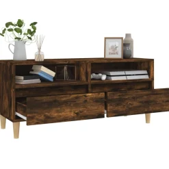 Szafka pod TV przydymiony dąb 100x34.5x44.5 cm