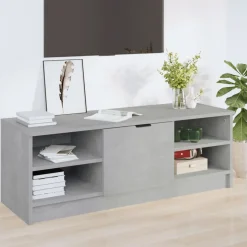 Szafka pod TV szarość betonu 102x35.5x36.5 cm
